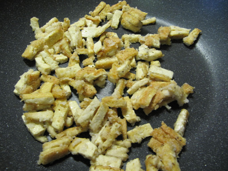 tofu in padella