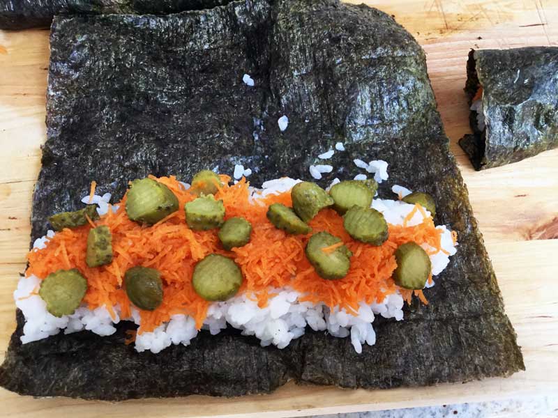 sushi vegani